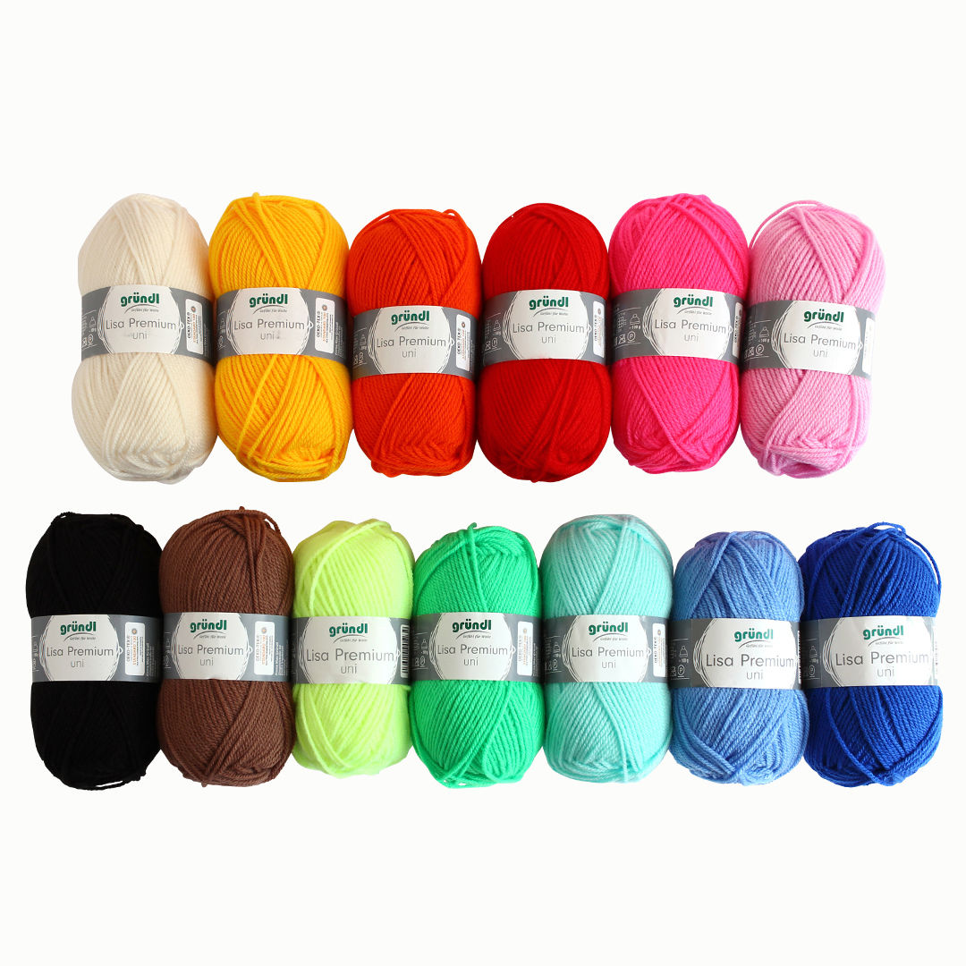 Wolle, 50 g Knäuel